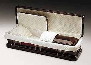 American hardwood casket