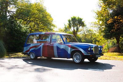 Union Jack Hearse